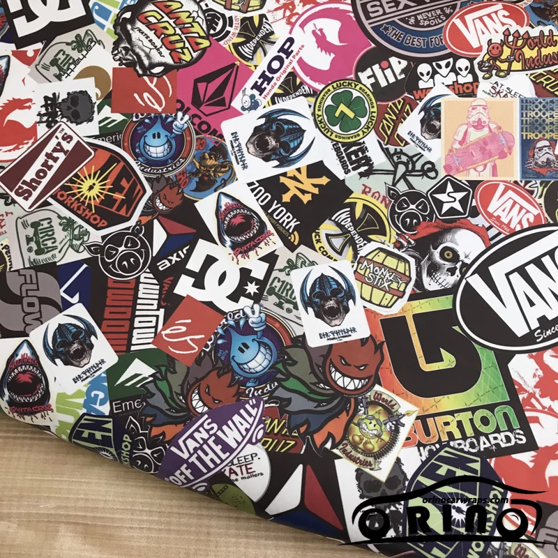 JMD Sticker Bomb Vinyl Film Wrap-15
