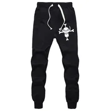 Новые летние модные Для мужчин мальчиков подростков спортивный пот дышащие штаны ONE PIECE Хлопковые Штаны Эдвард Ньюгейт бег трусцой длинные штаны