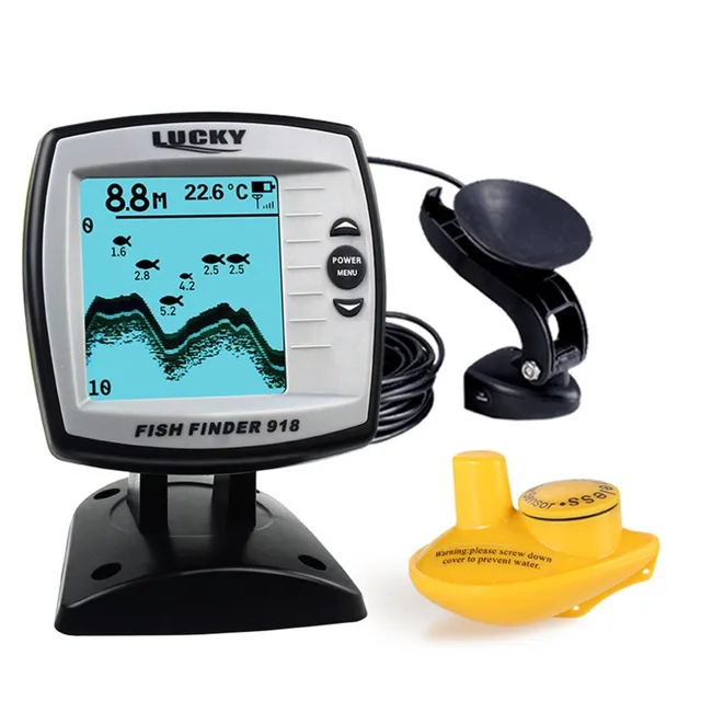 Buy Lucky Wired/Wireless 2 in 1 Sonar Fish Finder 180M