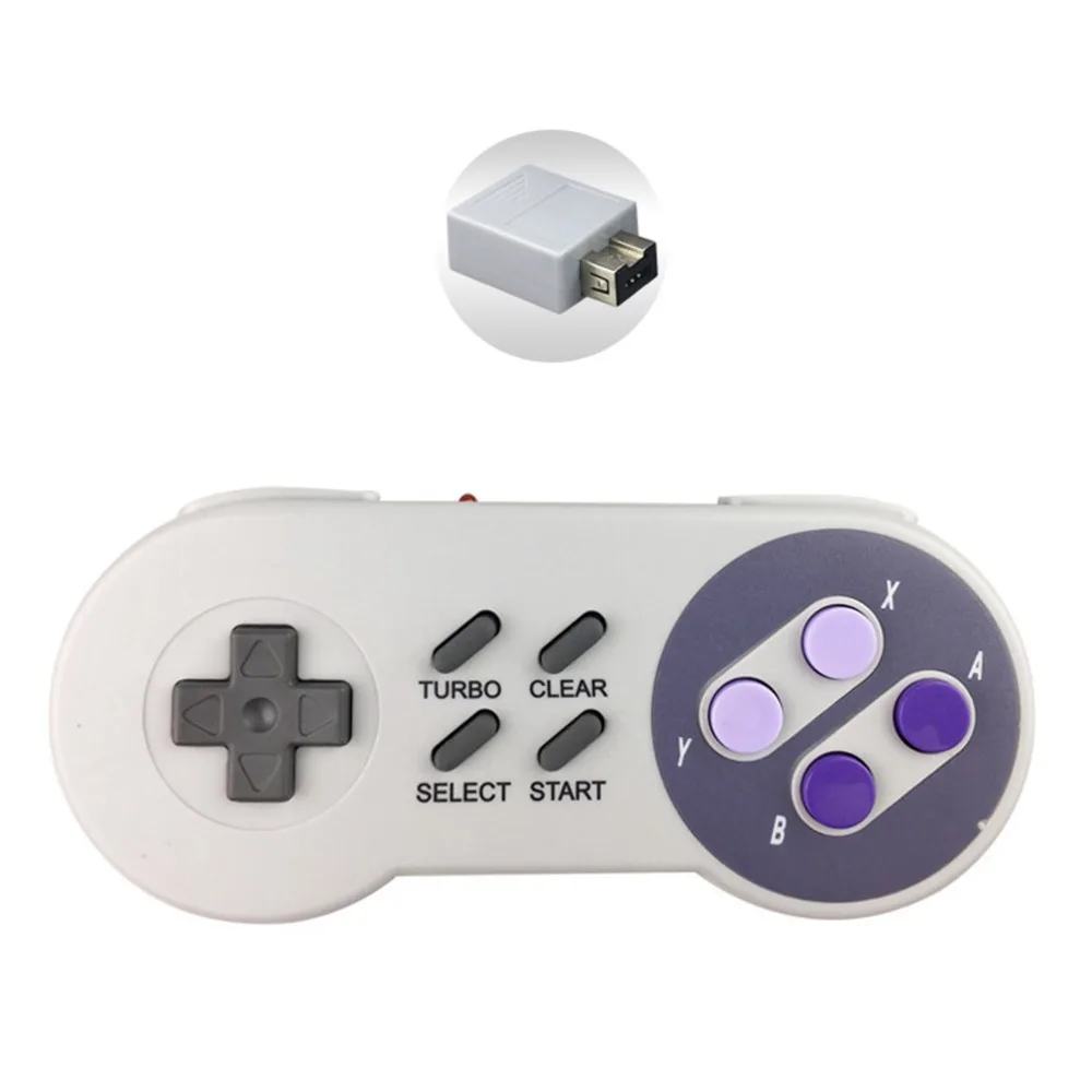 2,4G USB Беспроводной контроллер геймпад для супер-нойд SNES Классические мини Игровые приставки аксессуары