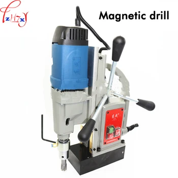 Online 1PC J1C-FF-23 Magnetic Block Drilling Desktop Drill Hole Electric Magnetic Drill Can Be Used For Drill Bit 220V