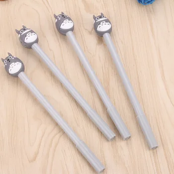 

Cartoon Totoro neutral cute lovely creative pen black ink water pen round chinchilla creative learning stationery refills
