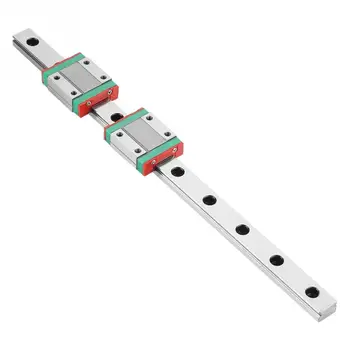 

Miniature Linear Rail Guide Rail + 2pcs MGN12B Slide Blocks Linear Rail Carriage Set 250mm Length 12mm Width MGN12