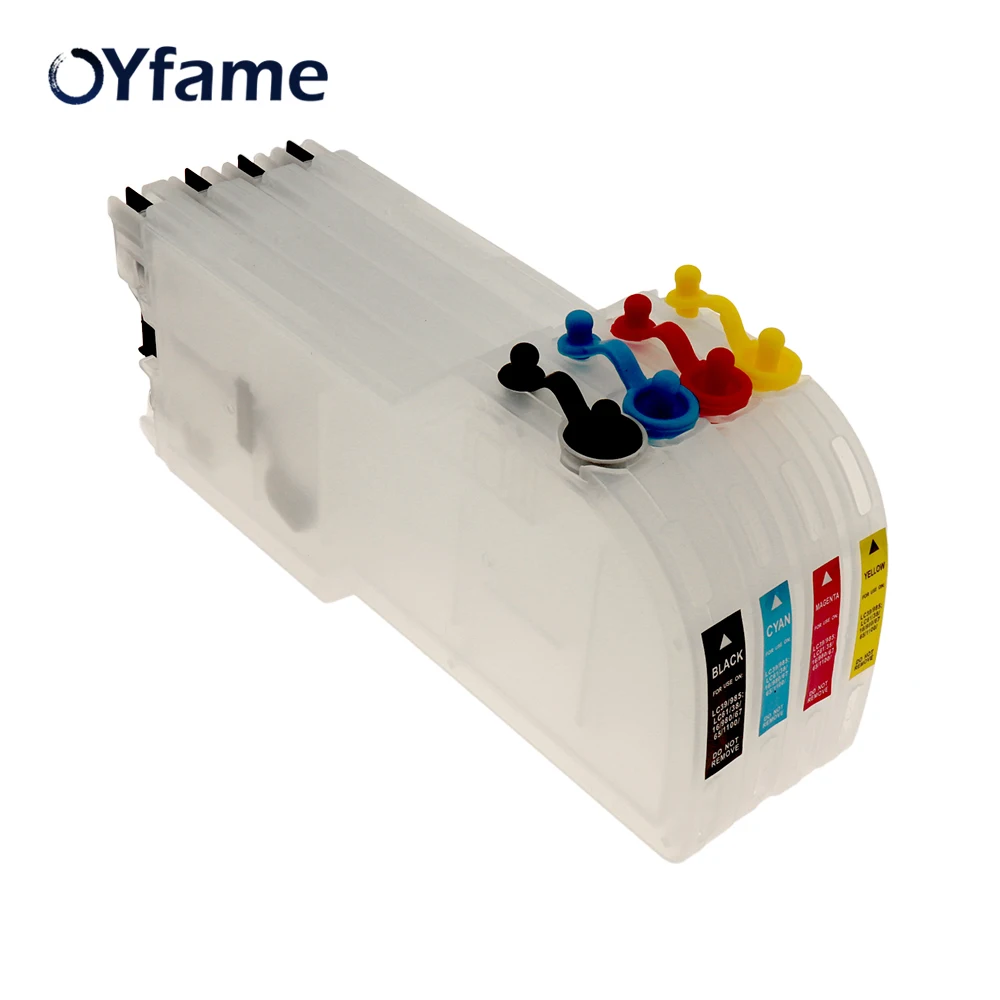 OYfame LC38 чернильный картридж LC11 LC16 LC61 LC65 LC67 LC980 LC1100 для Brother DCP J140W 145C 165C|Чернильные