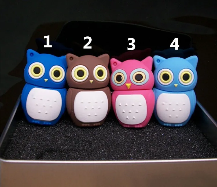 

New 100% real capacity owl USB Flash Drive New USB 2.0 4GB 8GB 16GB 32GB 64GB 128GB USB Flash Drive owl Shaped Memory Stick