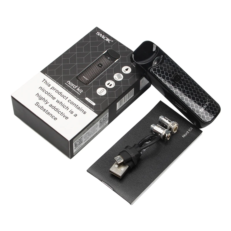 Оригинальная электронная сигарета Smok Nord Pod Starte Kit с аккумулятором 1100 мАч 3 мл