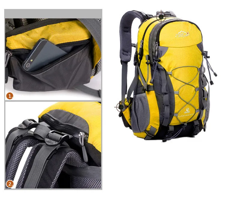 Местная спортивная сумка с изображением Льва, 40 л, рюкзак для альпинизма, функциональные мужские и женские сумки Bolsas Femininas, походная сумка для путешествий