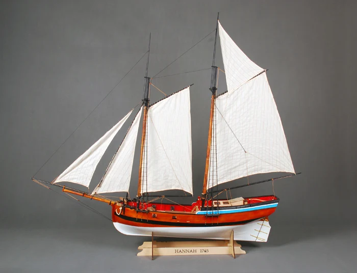 U.S. Navy Classic wooden ship model kit Scale 1/20 Hannah 1775 sailboat wooden model