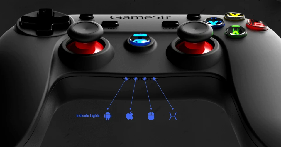 Gamesir коврик G3S Беспроводной игровой контроллер для Android-смартфон, Планшеты, Умные телевизоры, ТВ коробка, Оконные рамы 10/8. 1/8/7, PS3 и Шестерни VR