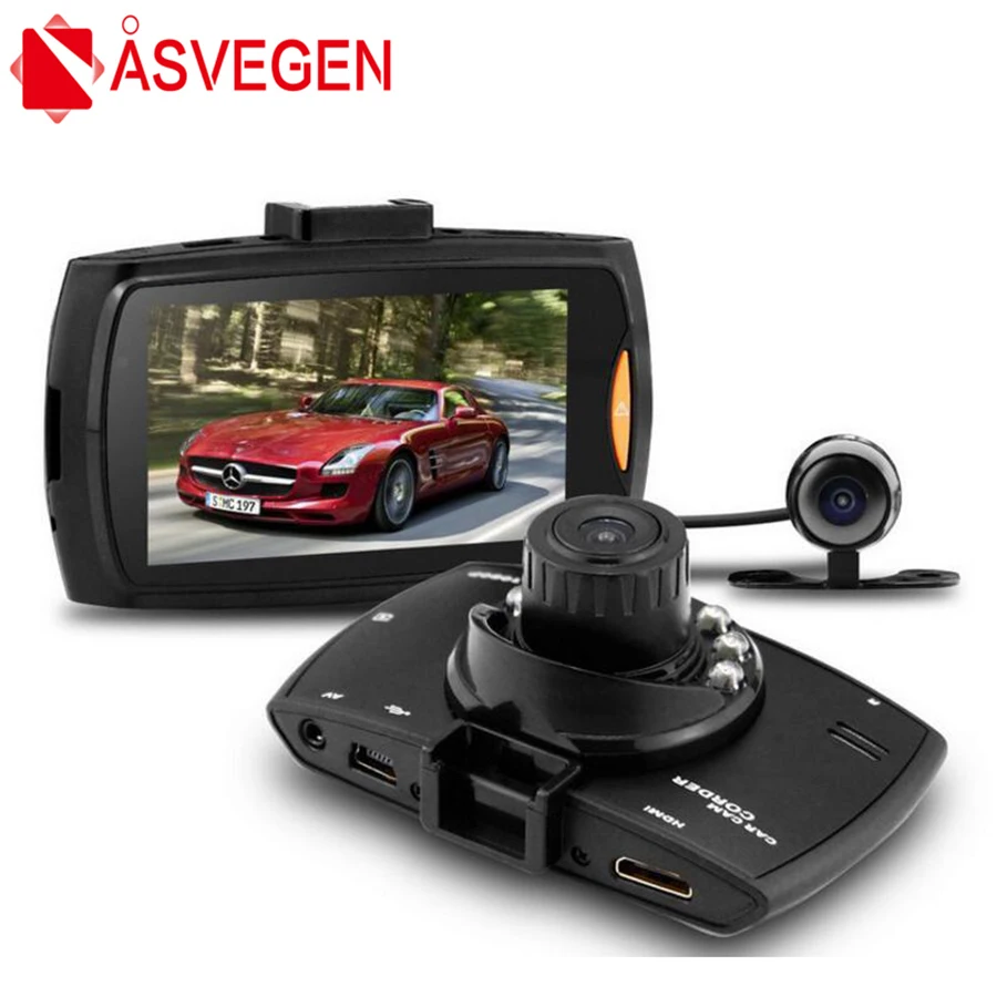 Asvegen Автомобильный видеорегистратор камера 2 7 &quotG30 Full HD 1080P на 170 градусов видео