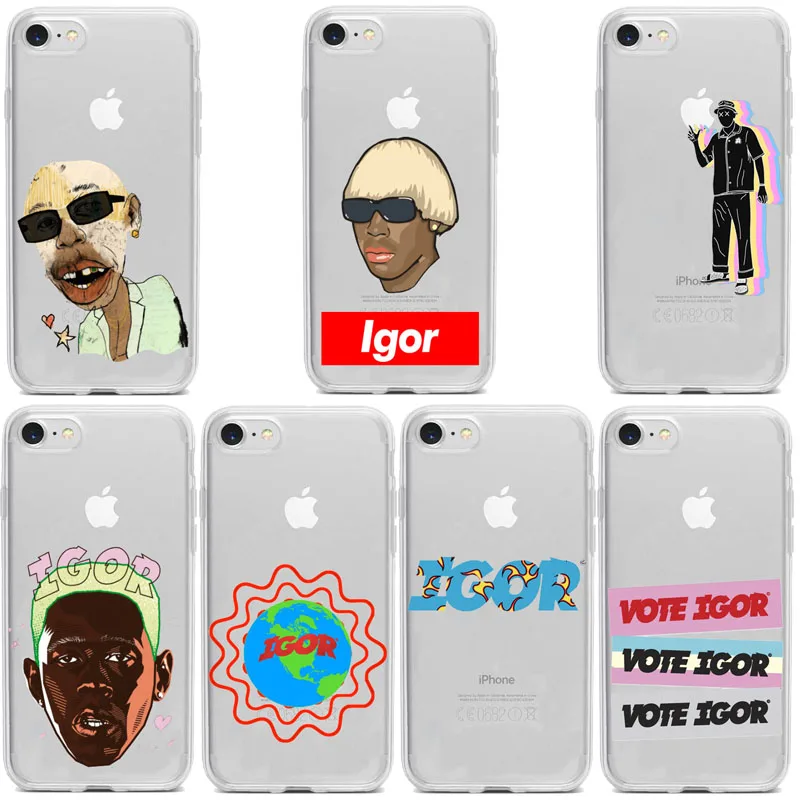 Tyler Creator-igor golf TPU Мягкий силиконовый чехол для телефона, подходит для iPhone 5 6 7 8 Plus X XR XMax11 11Pro 11ProMax