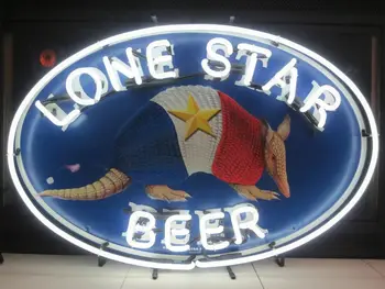Custom Lone Star Beer Bar Glass Neon Light Sign  Beer Bar