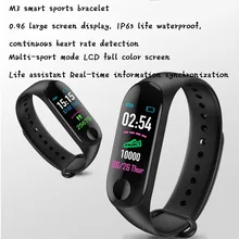 Smart Wristband Fitness Smart Watch Blood Pressure Heart Rate Monitor IP68 Waterproof Sports Bracelet M3 ogeda ip68 waterproof smart watch fitness tracker bracelet blood oxygen heart rate monitor blood pressure sports smart bracele