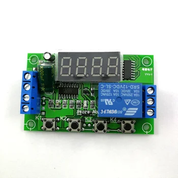 

5/12/24V voltage detection relay switch board charging and discharging detection control module upper and lower limit alarm
