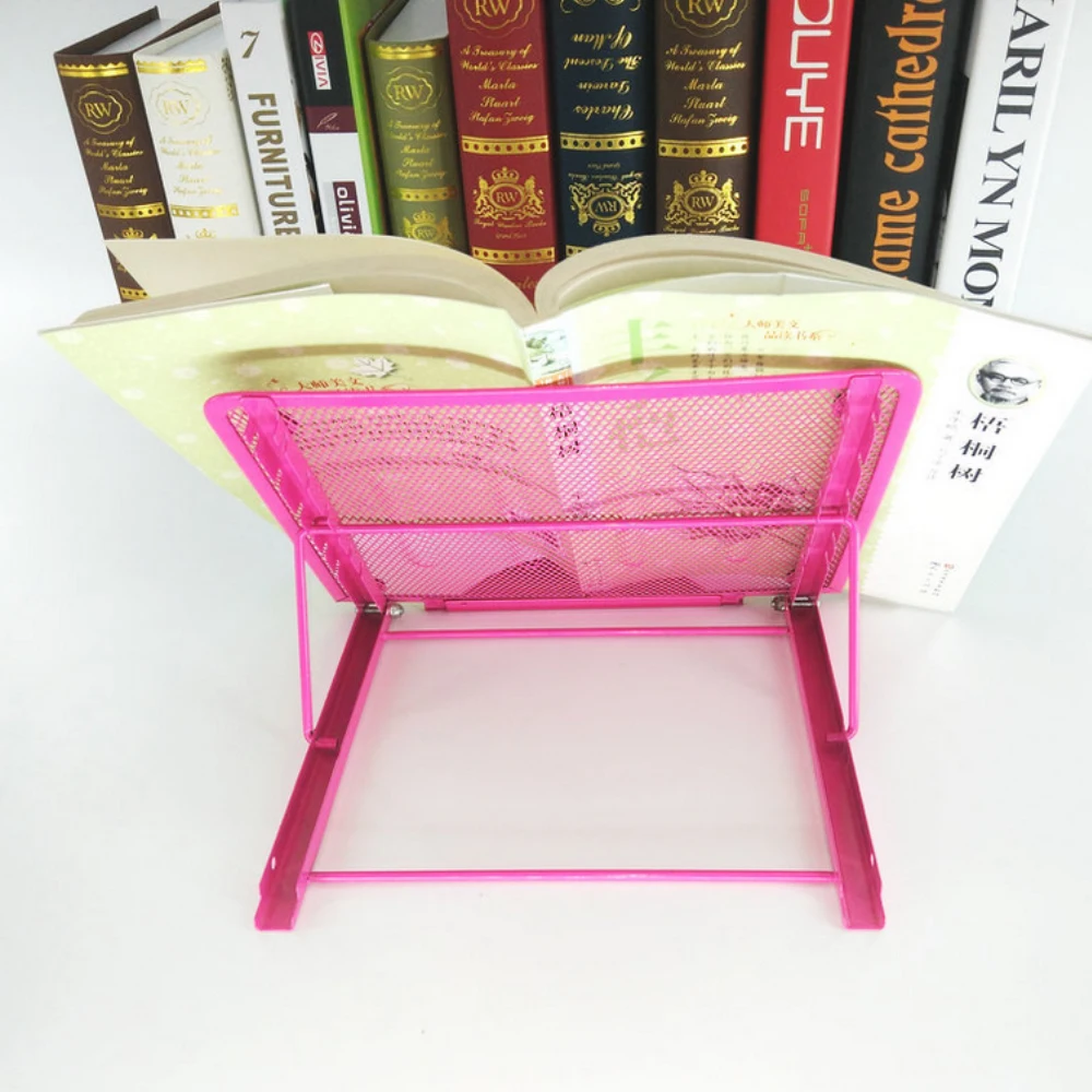 

Foldable Adjustable Book Reading Stand Support Bookshelf Bookends Lectern Tablet PC Bracket for iPad iPhone Tablet PC Holder
