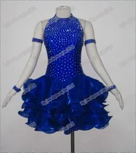 Competition Latin dance dress,tango salsa samba dance dress,latin dance wear,salsa dress,DMC stones fringe latin dress,Girls