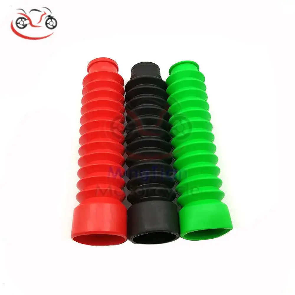 

7.6" Motorcycle Front Fork Cover Gaiters Gators Boot Shock Protector Dust Guard for Off Road Pit Dirt Bike Motocross Bicycle