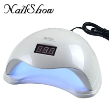 Nailshow 48W UV Led Nail Dryer Lamp with LCD Timer Bottom Makeup SUN5 Nail Dryer Polish
