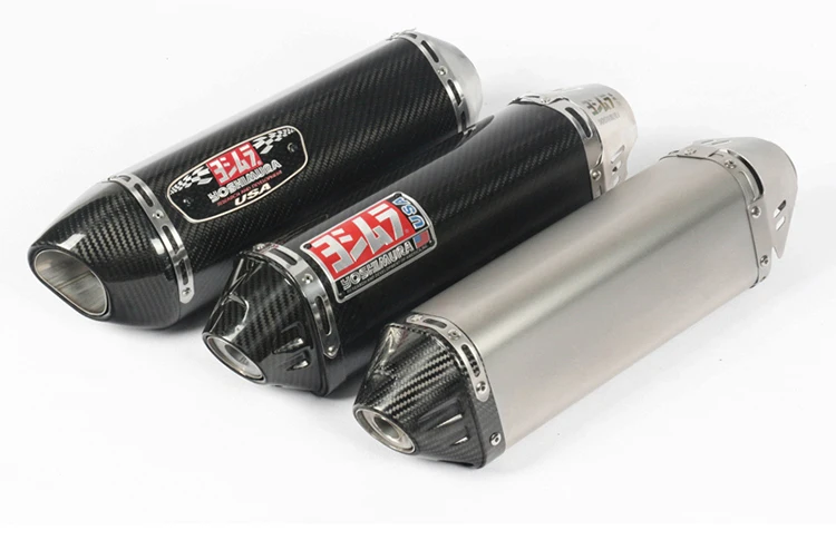 

51mm Motorcycle Yoshimura Exhaust Muffler Pipe Echappement Motor For Kawasaki Yamaha Honda KTM z800 R6 K6 K7ninja250 R6
