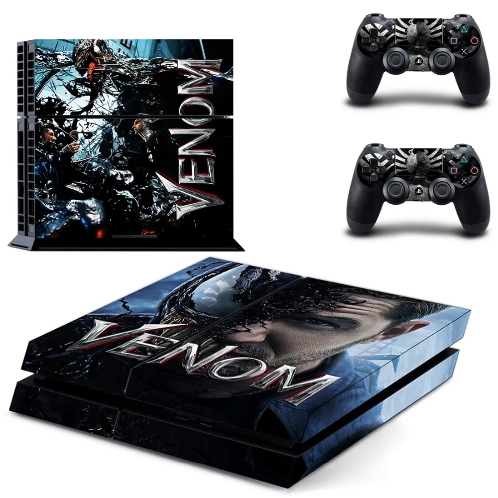 2018 наклейки Venom для PS4 PlayStation 4 консоли контроллера Скины Виниловые кожи защитные