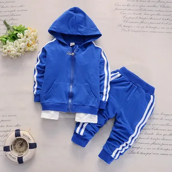

2020 Autumn Baby Casual Tracksuit Children Boy Girl Cotton Zipper Jacket Pants 2Pcs/Sets Kids Leisure Sport Suit Infant Clothing