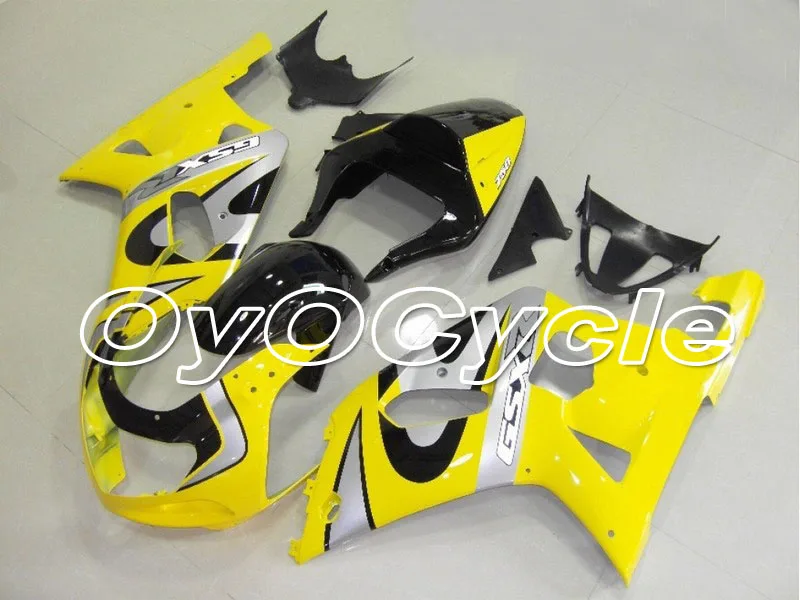 

For 01-03 Suzuki GSXR600 GSXR750 K1 K2 GSXR 600 750 Injection Motorcycle ABS Fairing Bodywork Kit 2001 2002 2003 Yellow Black