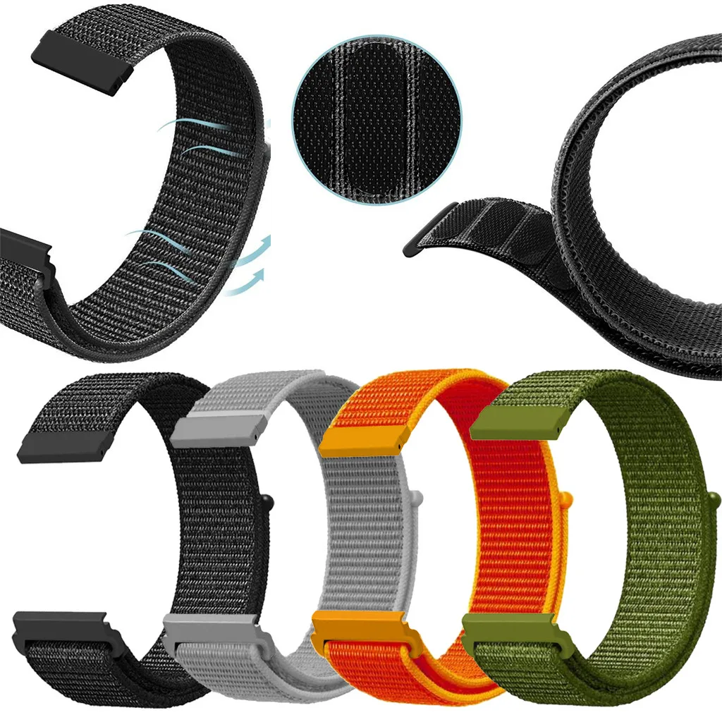 

Replacement Nylon Sport Loop Wrist Band Strap for Huami Amazfit Bip Youth Watch Smart Accessories Watch Bands Bracelet Strap