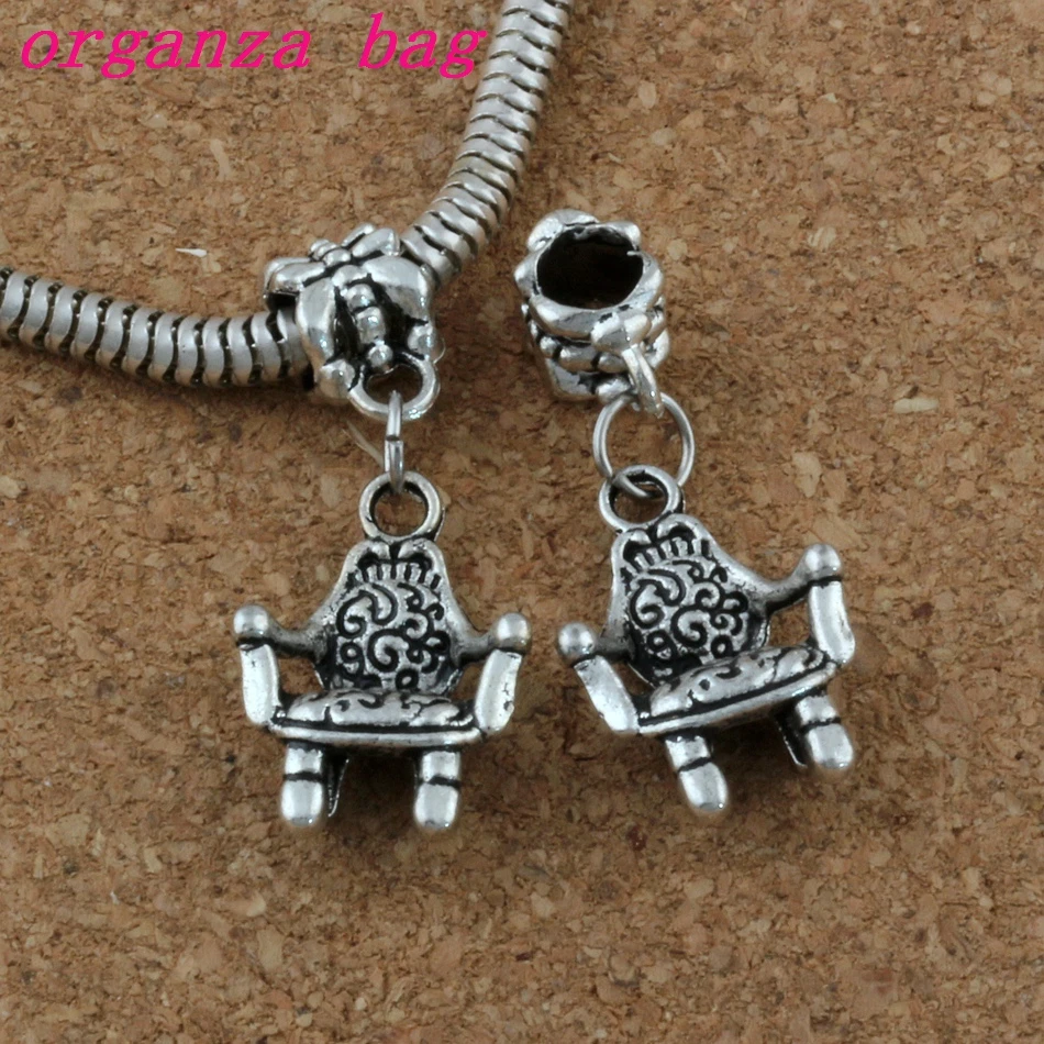 100pcs/lot Antiqued Silver Alloy Chair Sofa Charm Big Hole Bead Fit
Charm Bracelet Jewelry 13.5x 32.5mm A-181a 100pcs/lot Antiqued Silver Alloy Chair Sofa Charm Big Hole Bead Fit
Charm Bracelet Jewelry 13.5x 32.5mm A-181a