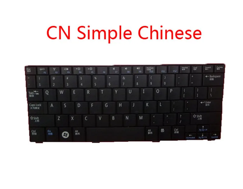Ноутбук US UK CN JP клавиатура для DELL Inspiron Mini 10V 1010 1011 английский простой китайский