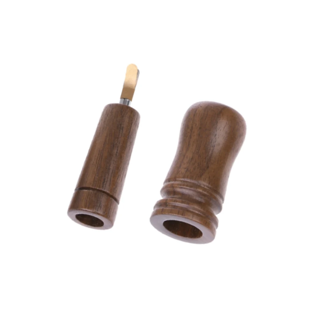 

Wooden Hunter Brown Oak Outdoor Whistle Hunting Decoy Wood Blowing Duck Caller Hunting Supplies