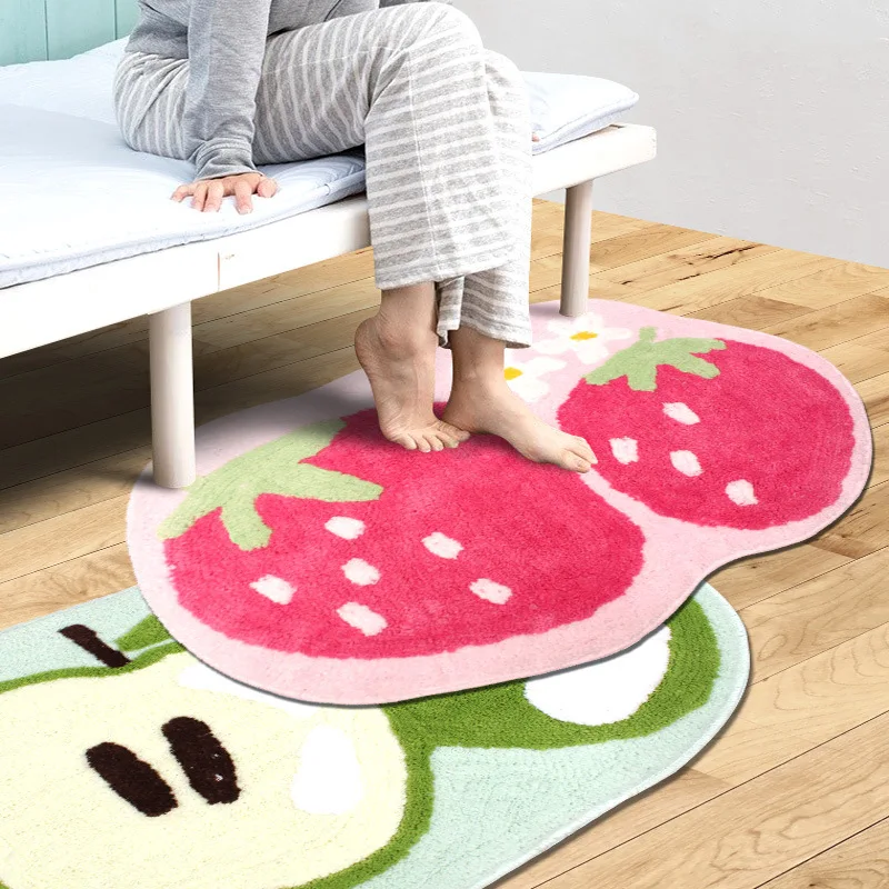 

Anti-Slip Floor Mat Carpet Rug Door Mat Carpets for Living Room Area Rug Carpet Bedroom Floor Rug Mat Tapete Fruit Pattern Rug