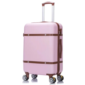 

Retro 20 24 inches girl Lovely Trolley case students Fashion waterproof Rolling Luggage Women&Men Trolley suitcase vs Travel bag