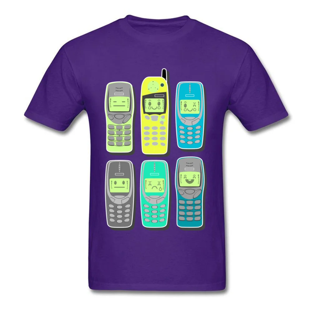 Vintage Mobile Phones Pattern_purple