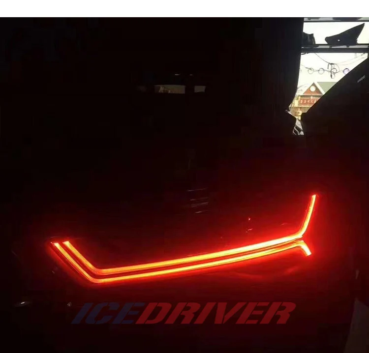 Icedriver для AUDI A6 S6 DRL RGB многоцветный светодиодный доски 2013- Противотуманные фары красные, синие демон освещение для глаз лампы