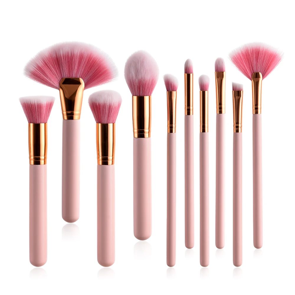 

Makeup Brushes Set 4/10Pcs/lot Profesional Foundation Eyeliner Eyeshadow Lips Make up Brush Cosmetic Beauty Tool Pincel