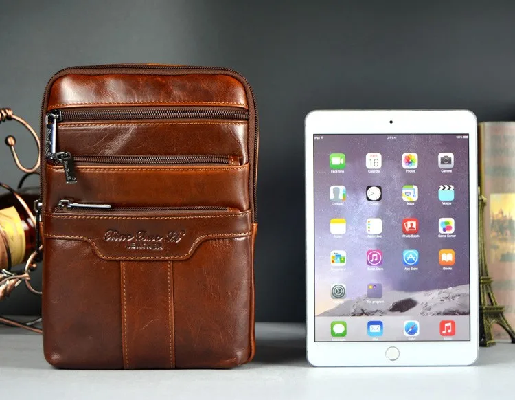 genuine leather messenger bag