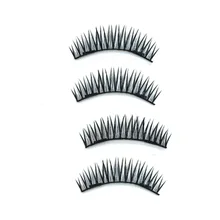 4 шт./кор. двойной магнит накладные ресницы мягкие Магнитные поддельные наращивания ресниц 3D натуральный долго многоразовые ресницы макияж Красота