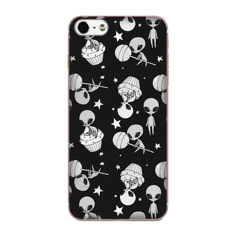 Trippy Alien высококачественный классический чехол для телефона Apple iPhone 4 4S 5 5C 5S SE 6 6S 7 8