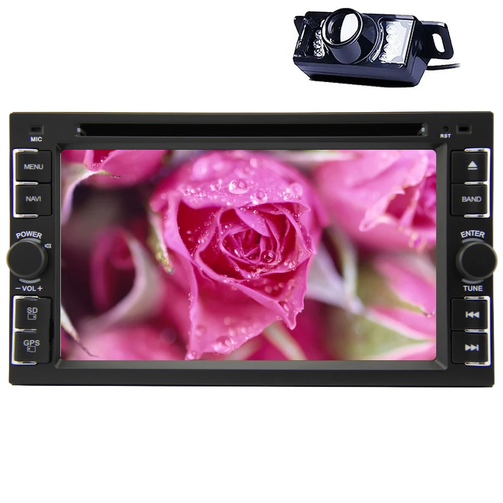 USB аудио 6 2 дюймов Камера Автомобильный GPS DVD авто в двухслойные MP5 FM AM Sub радио