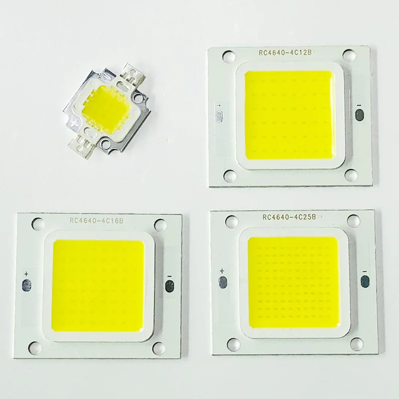 LED Chip 12V COB Flood Light Strip Cold White High Power Lamp Bulb Bead DIY Panel 10W/20W/30W/50W New Super Bright