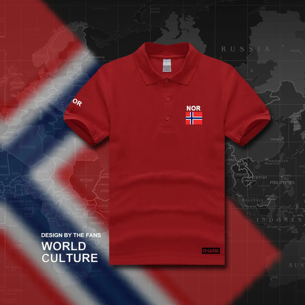 WM 2018 Norwegen NORGE Polo-Shirt Trikot Name Nummer 
