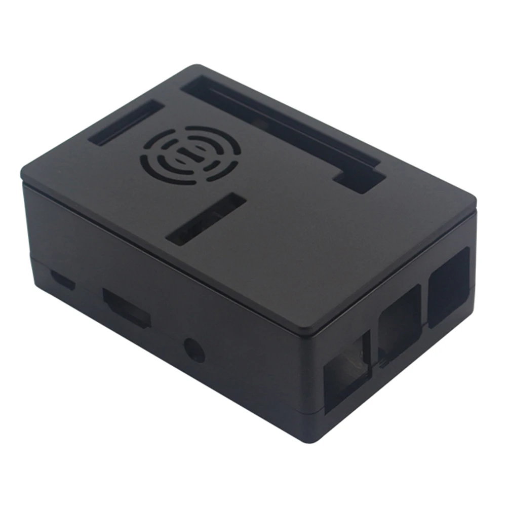 

Compatible Bracelet Cover Shell Cooling Fan Clear Box Office Demo Board Computer ABS For Raspberry Pi 3B+/3B/2B