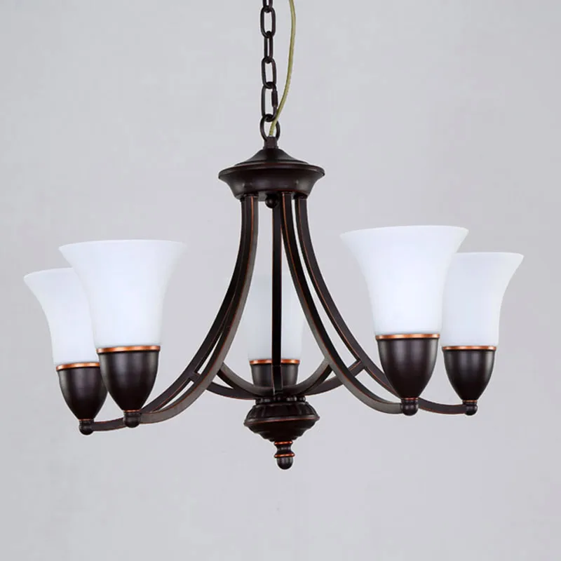 Glass-Chandeliers-Vintage-Lamp-Living-Room-Kitchen-Dining-Room-Stair-Light-White-Lampshade-Black-Iron-Home (4)