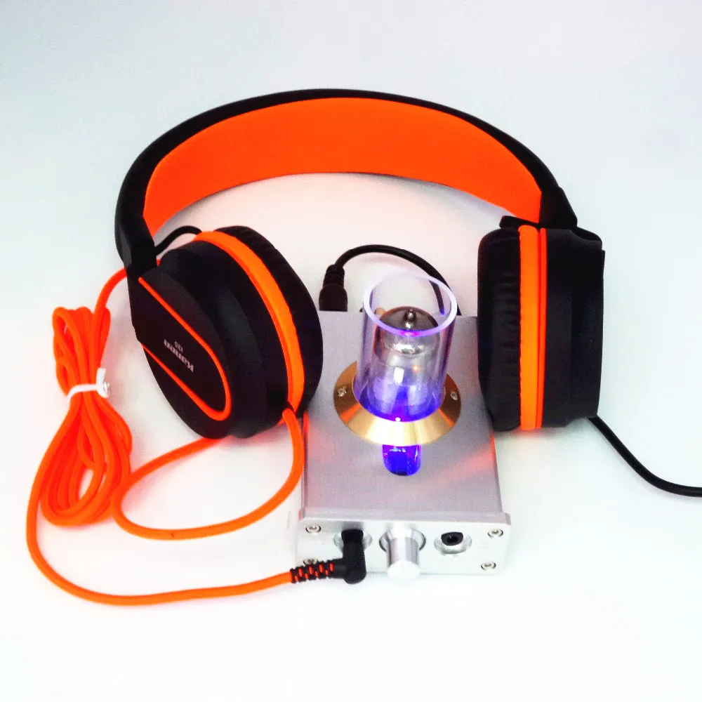 

Mini Portable 6N11 tube profession Headphone audio Amplifier Sound clear and bright Can push 16-300ohm headset
