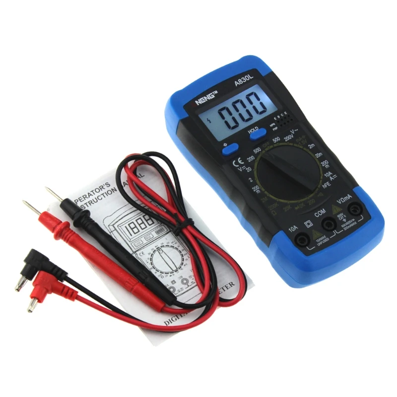 

ANENG A830L Digital Multimeter LCD DC AC Voltage Diode Freguency Multitester