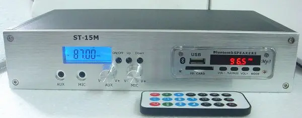 ST-15M 1 5 Вт/15 Вт fm-радио передатчик PLL 88-108 МГц + DP100 1/2 волна дипольная антенна блок