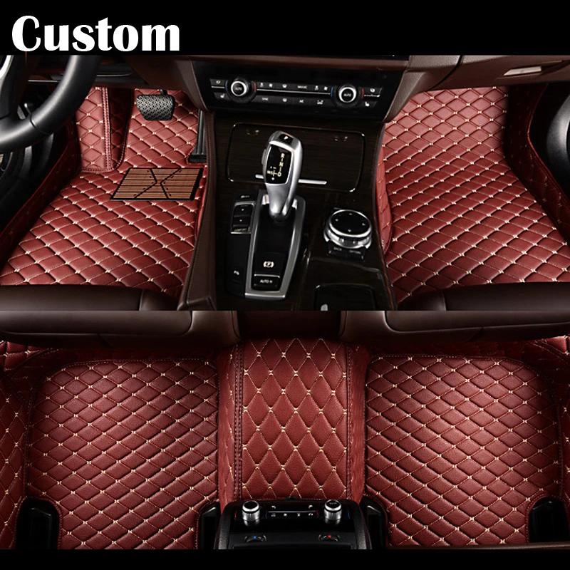Автомобильные коврики цвета на заказ для Volkswagen Beetle CC Eos Golf Jetta Passat Tiguan Touareg 3D
