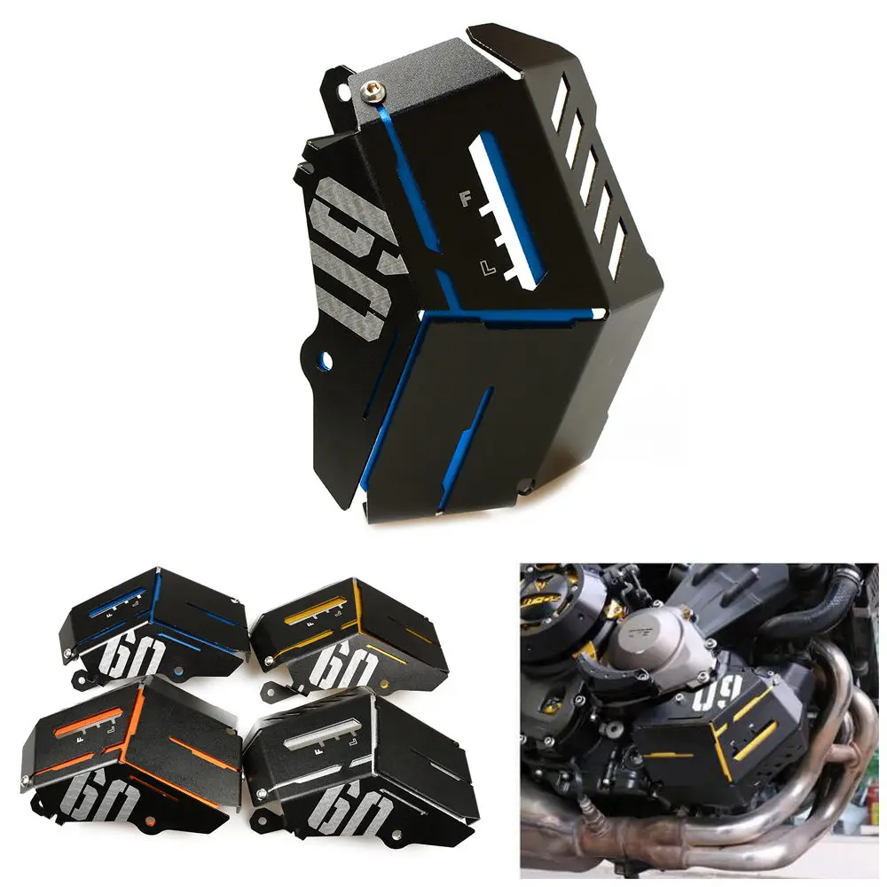 CNC Аксессуары для мотоциклов резервуар сбоку Защитная крышка решетка Yamaha MT09 MT-09 MT