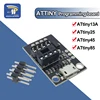 Подключаемая плата разработки ATTINY для ATtiny13A/ATtiny25/ATtiny45/ATtiny85, программатор, разъем питания Micro Usb ► Фото 1/6