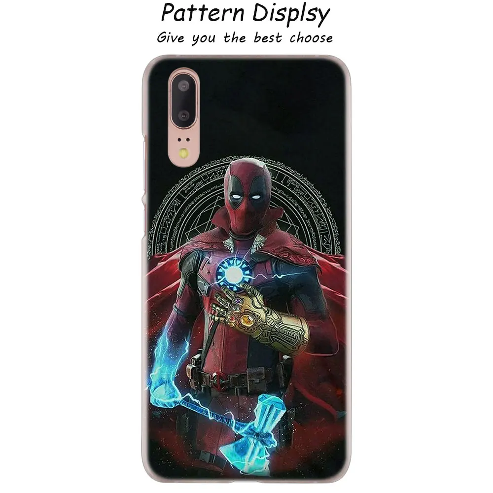 Модный жесткий чехол Marvel с супергероем дэдпулом для huawei P30 P20 P10 P9 P8 Lite P30 P20 Pro Mini PSmart - Цвет: 011